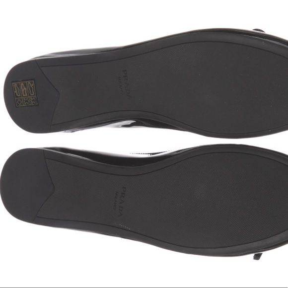Prada Leather Ballet Flats🔥$375 NO VISIBLE SIGNS of damage,They are EVERYTHING! - Picture 9 of 16